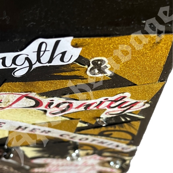 Proverbs 31 & Pearls, Diamonds Leopard Pop Out Collage Art - Picture 16 of 17